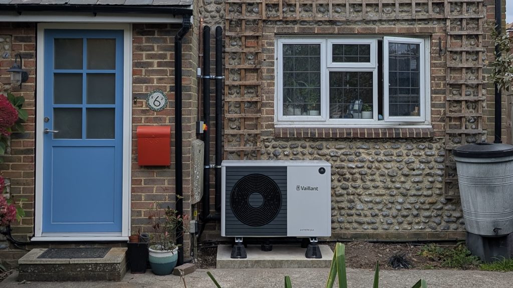 Air source heat pump installation survey in West Sussex by Revolution Heating